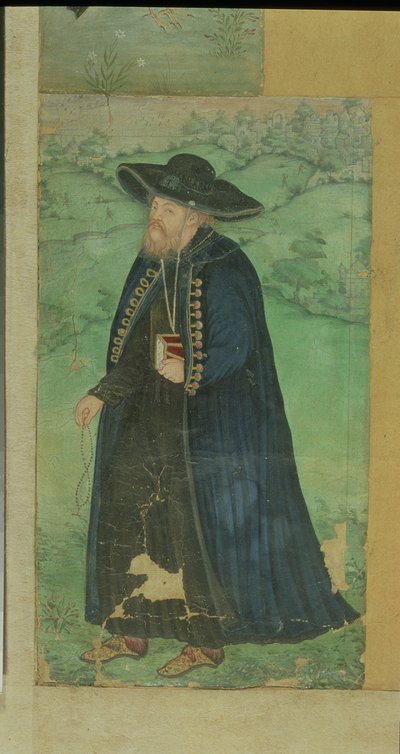 A Jesuit Priest, Inscribed in Persian: 